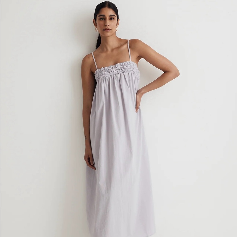 Madewell Poplin A-line dress